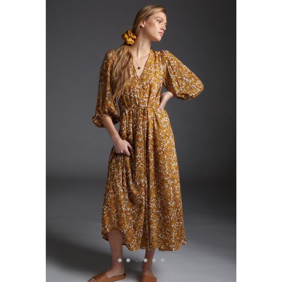 Faithfull The Brand Medina Paisley Maxi Dress Size 4 - Picture 1 of 10